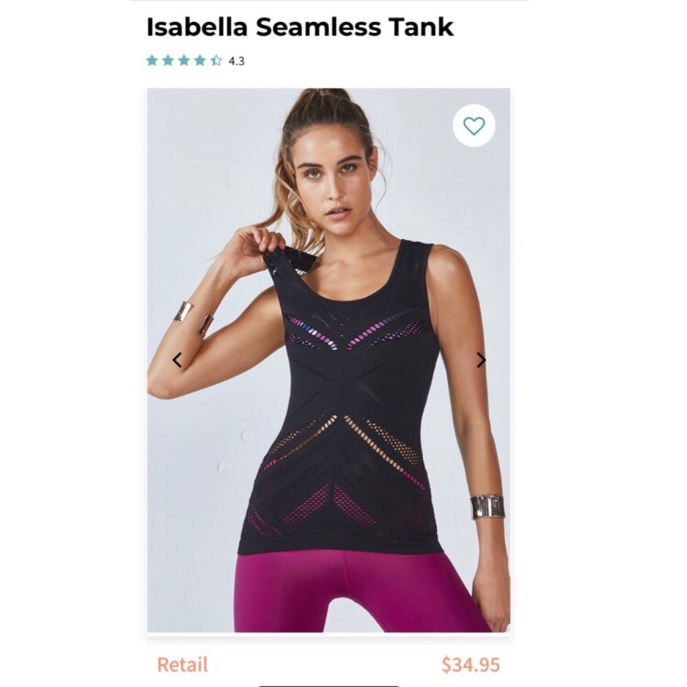Black Fabletics Isabella Tank